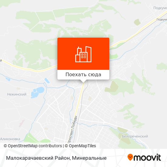 Карта Малокарачаевский Район