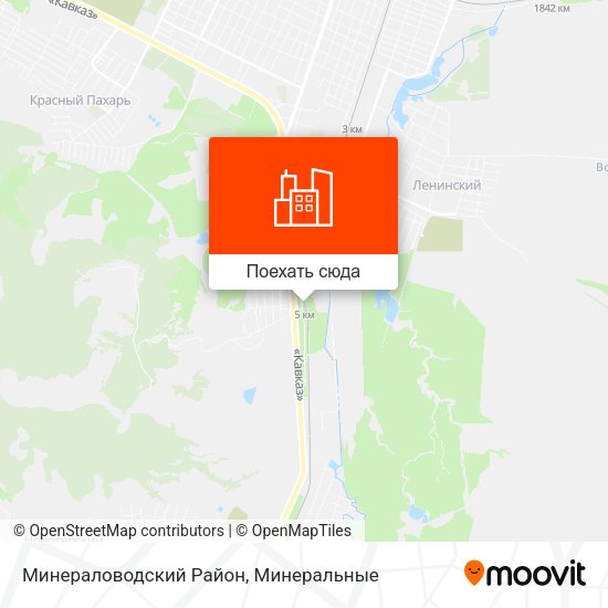 Карта Минераловодский Район
