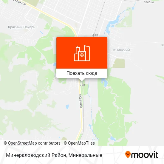 Карта Минераловодский Район