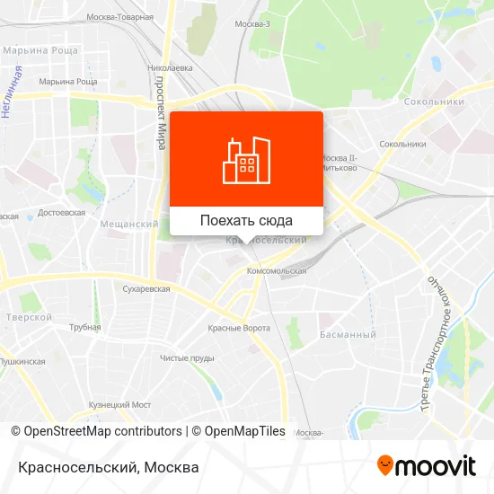 Карта Красносельский