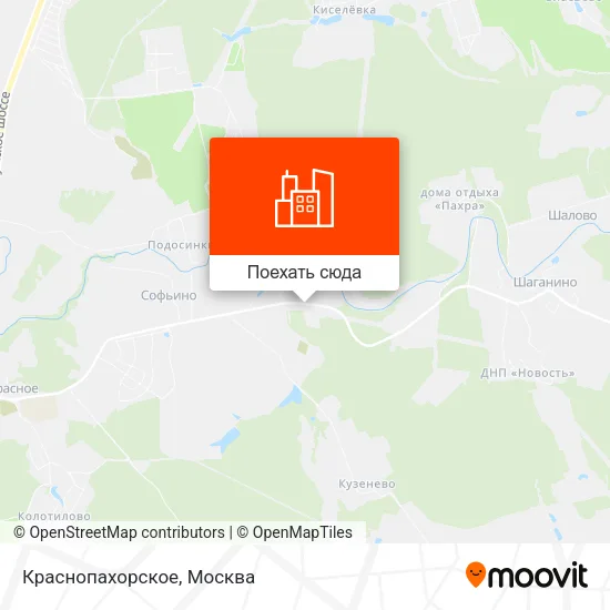 Карта Краснопахорское