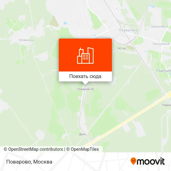 Карта Поварово