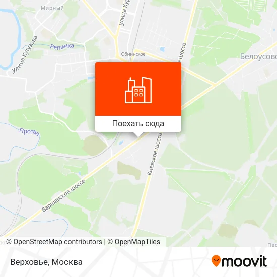 Карта Верховье