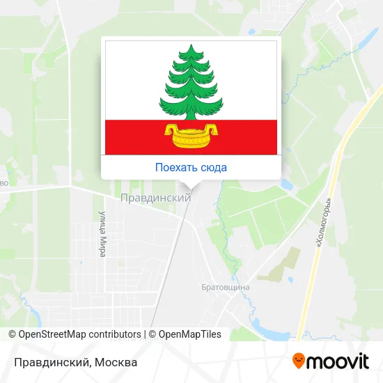 Карта Правдинский