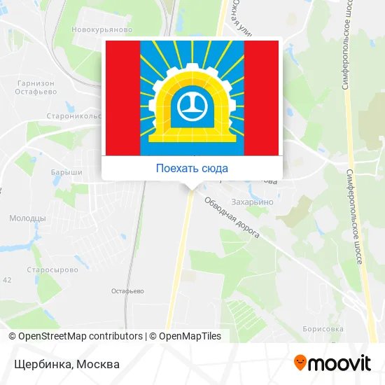 Карта Щербинка