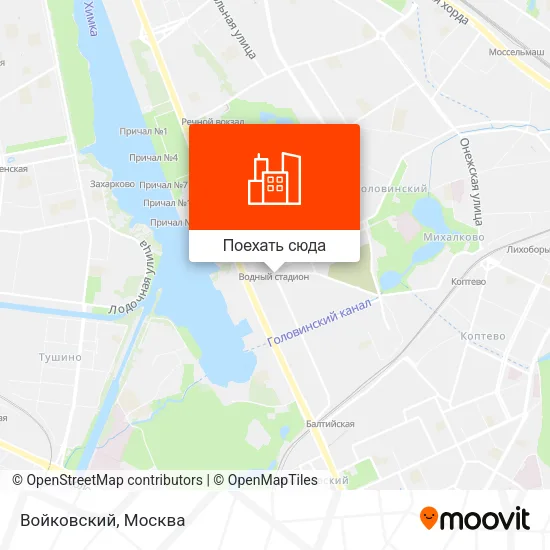 Карта Войковский