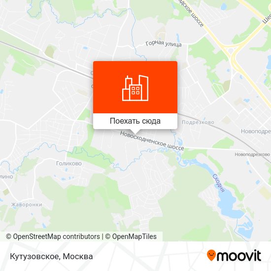 Карта Кутузовское