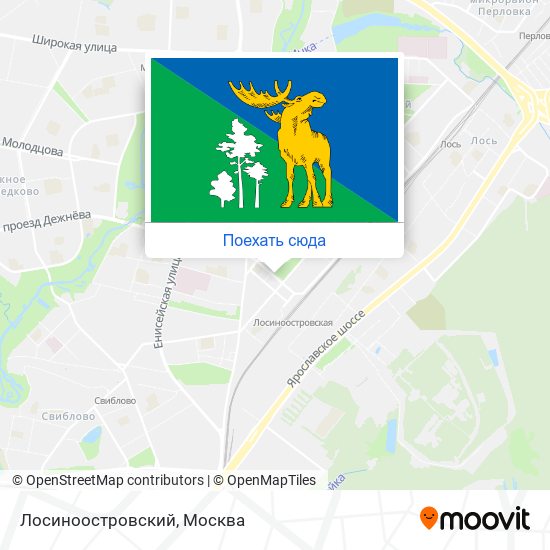 Карта Лосиноостровский