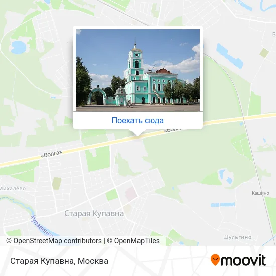Карта Старая Купавна