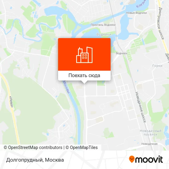 Карта Долгопрудный