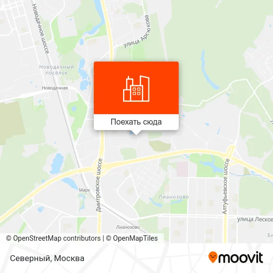 Карта Северный