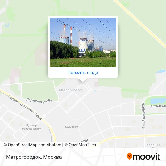 Карта Метрогородок