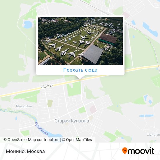 Карта монино московской