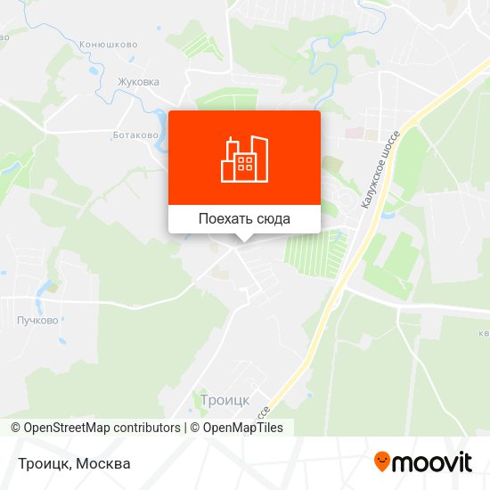 Карта Троицк
