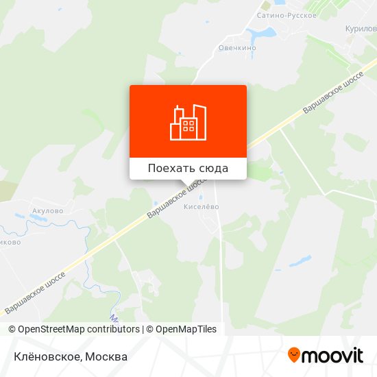 Карта Клёновское