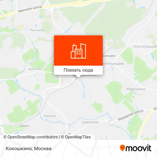 Карта Кокошкино