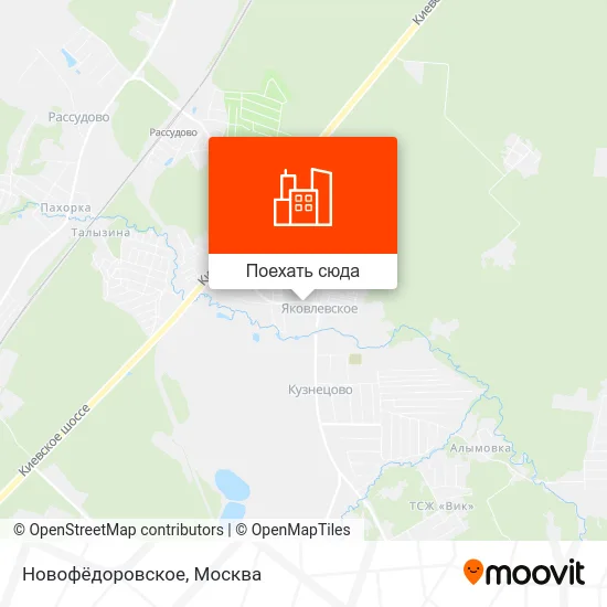 Карта Новофёдоровское