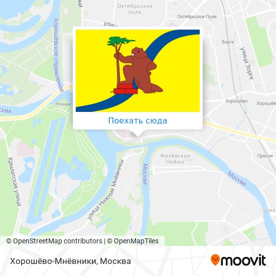 Карта Хорошёво-Мнёвники