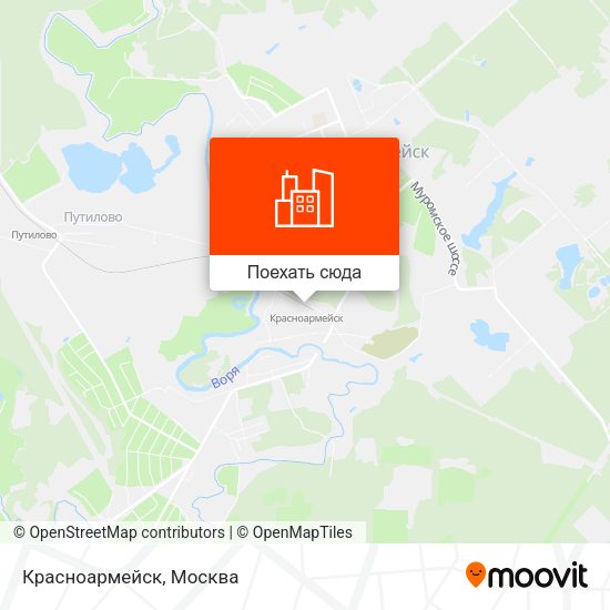 Карта Красноармейск