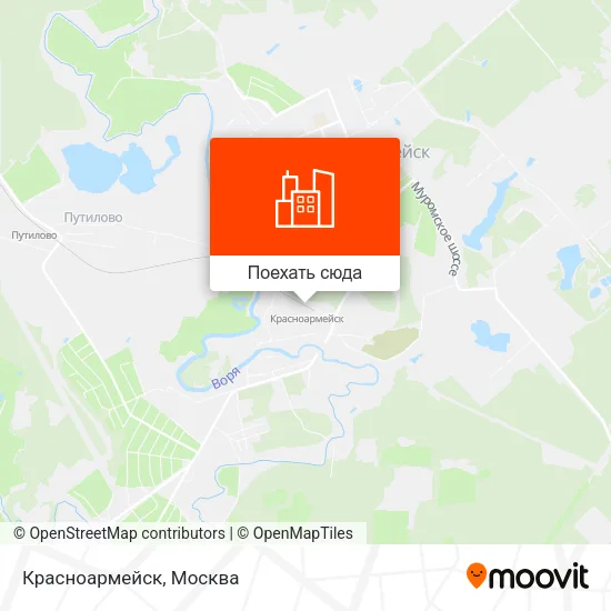 Карта Красноармейск