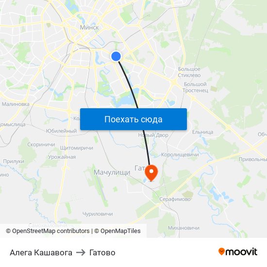 Алега Кашавога to Гатово map