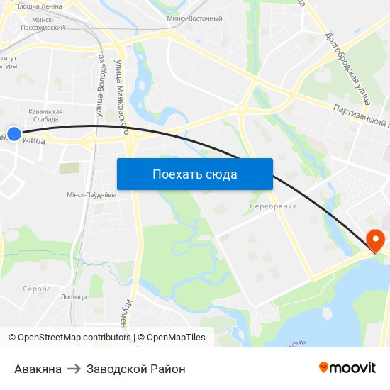 Авакяна to Заводской Район map