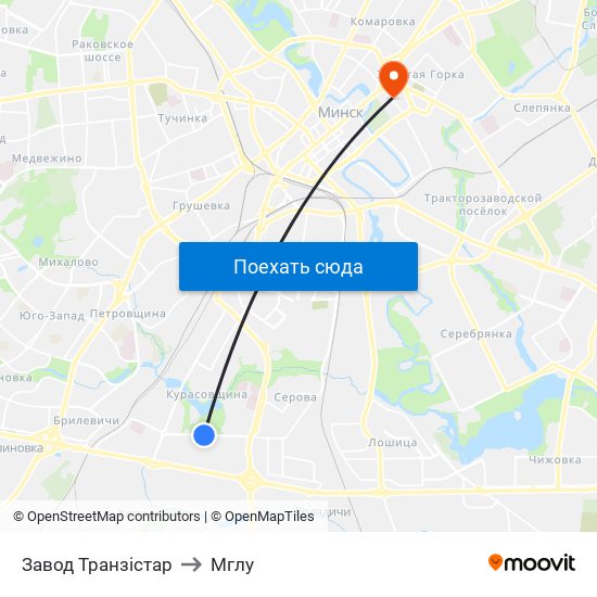 Завод Транзістар to Мглу map