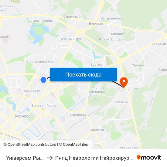 Універсам Рыга to Рнпц Неврологии Нейрохирурги map