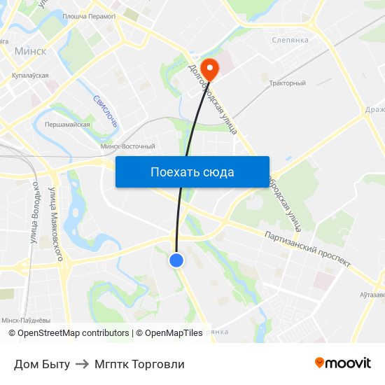 Дом Быту to Мгптк Торговли map