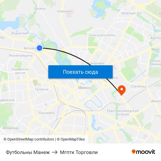 Футбольны Манеж to Мгптк Торговли map