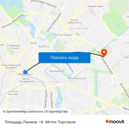 Площадь Ленина to Мгптк Торговли map