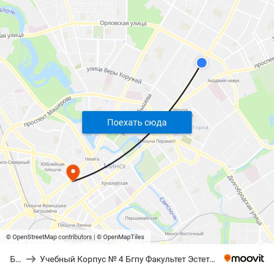Бнту to Учебный Корпус № 4 Бгпу Факультет Эстетического Образования map