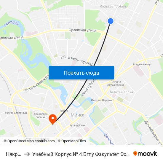 Някрасава to Учебный Корпус № 4 Бгпу Факультет Эстетического Образования map