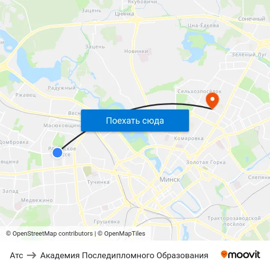 Атс to Академия Последипломного Образования map