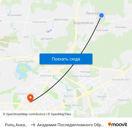 Рнпц Анкалогіі to Академия Последипломного Образования map