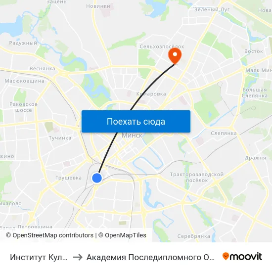 Институт Культуры to Академия Последипломного Образования map