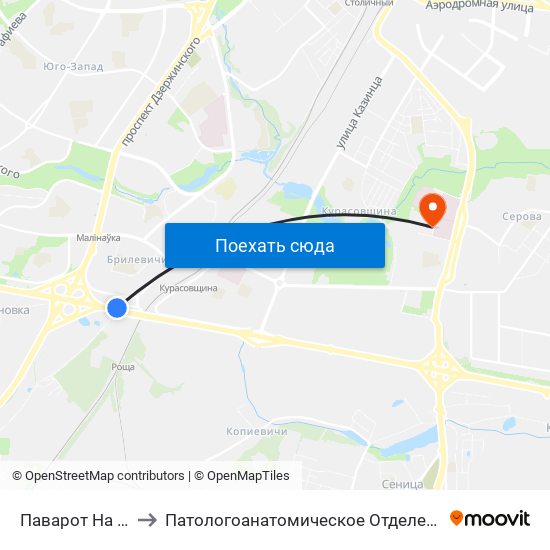 Паварот На Філіял Бду to Патологоанатомическое Отделение Детской Патологии map