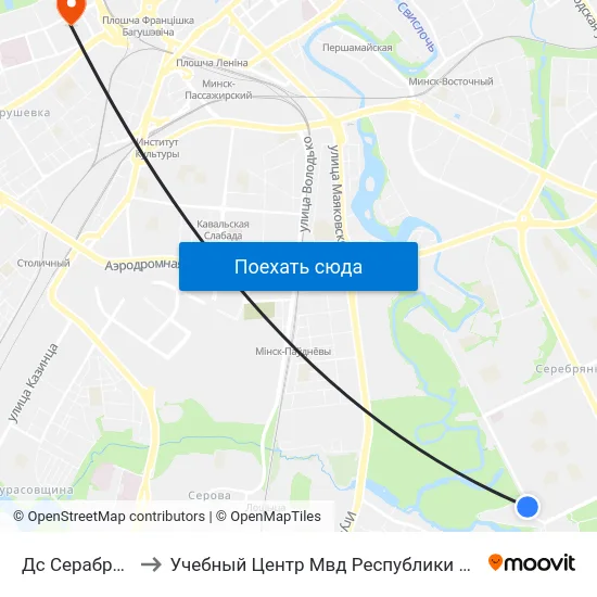 Дс Серабранка to Учебный Центр Мвд Республики Беларусь map