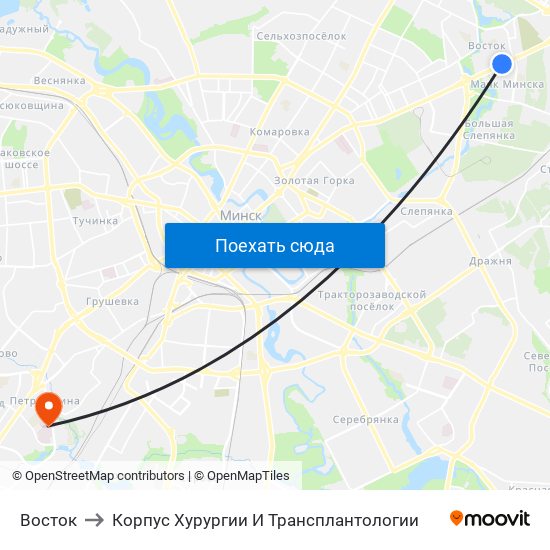 Восток to Корпус Хурургии И Трансплантологии map