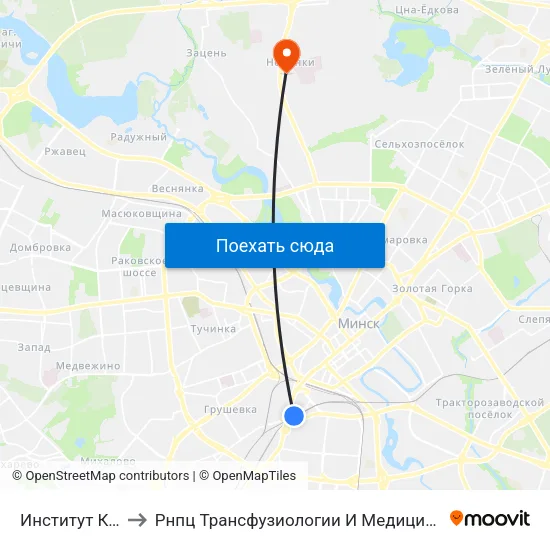 Институт Культуры to Рнпц Трансфузиологии И Медицинских Биотехнологий map