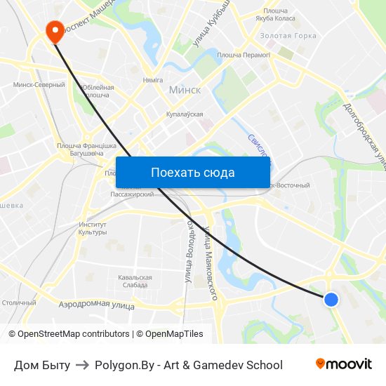 Дом Быту to Polygon.By - Art & Gamedev School map