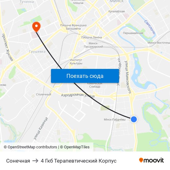 Сонечная to 4 Гкб Терапевтический Корпус map