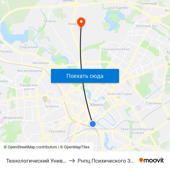 Технологический Университет to Рнпц Психического Здоровья map