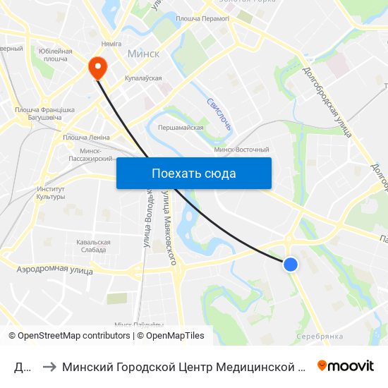 Дом Быту to Минский Городской Центр Медицинской Реабилитации Детей С Психоневрологическими Заболеваниями map