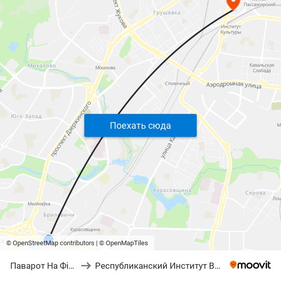 Паварот На Філіял Бду to Республиканский Институт Высшей Школы map