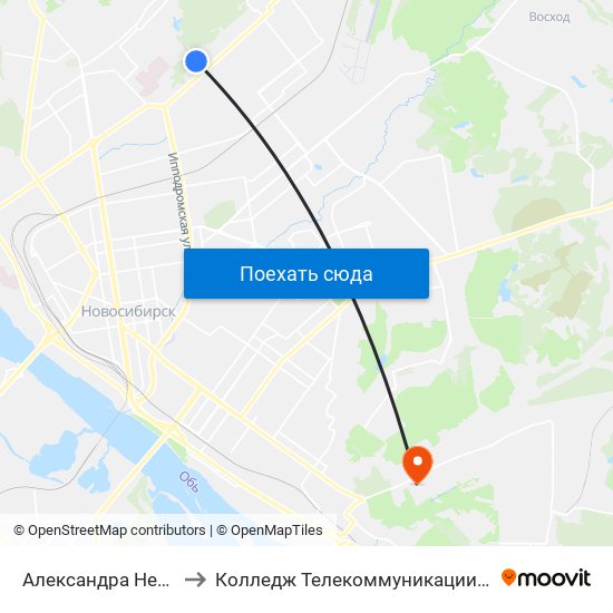 Александра Невского Ул. to Колледж Телекоммуникации И Информатики map