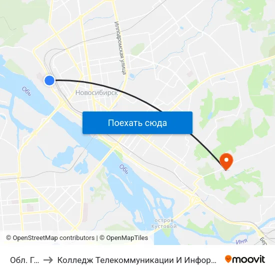 Обл. Гаи to Колледж Телекоммуникации И Информатики map