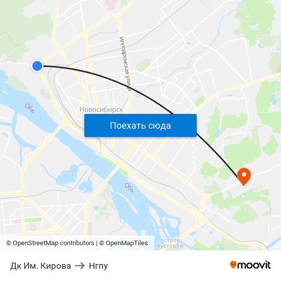 Дк Им. Кирова to Нгпу map