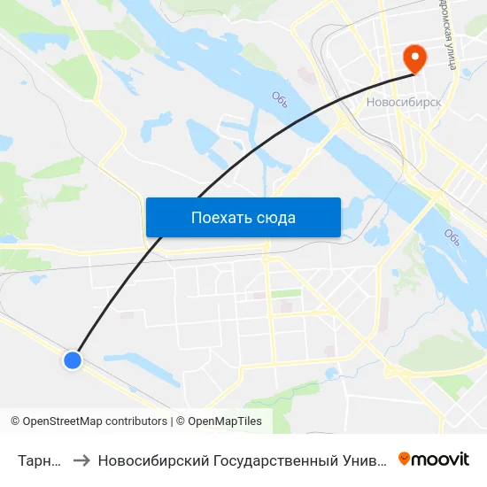 Тарная База to Новосибирский Государственный Университет Экономики И Управления map