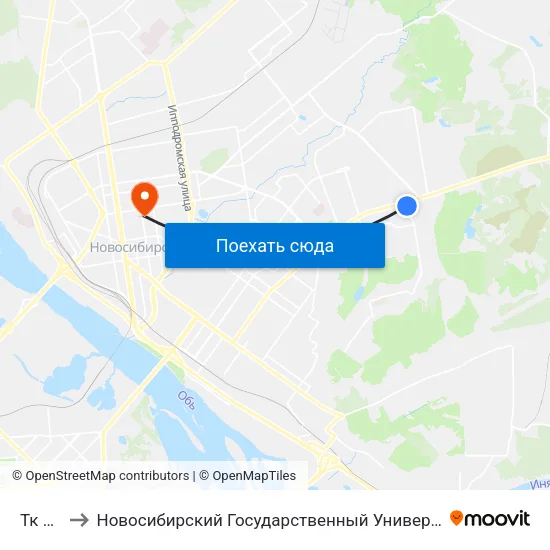 Тк Лента to Новосибирский Государственный Университет Экономики И Управления map